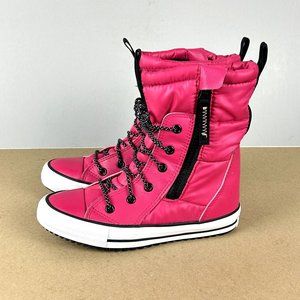 Joules Kids Pink High-Top Shoes